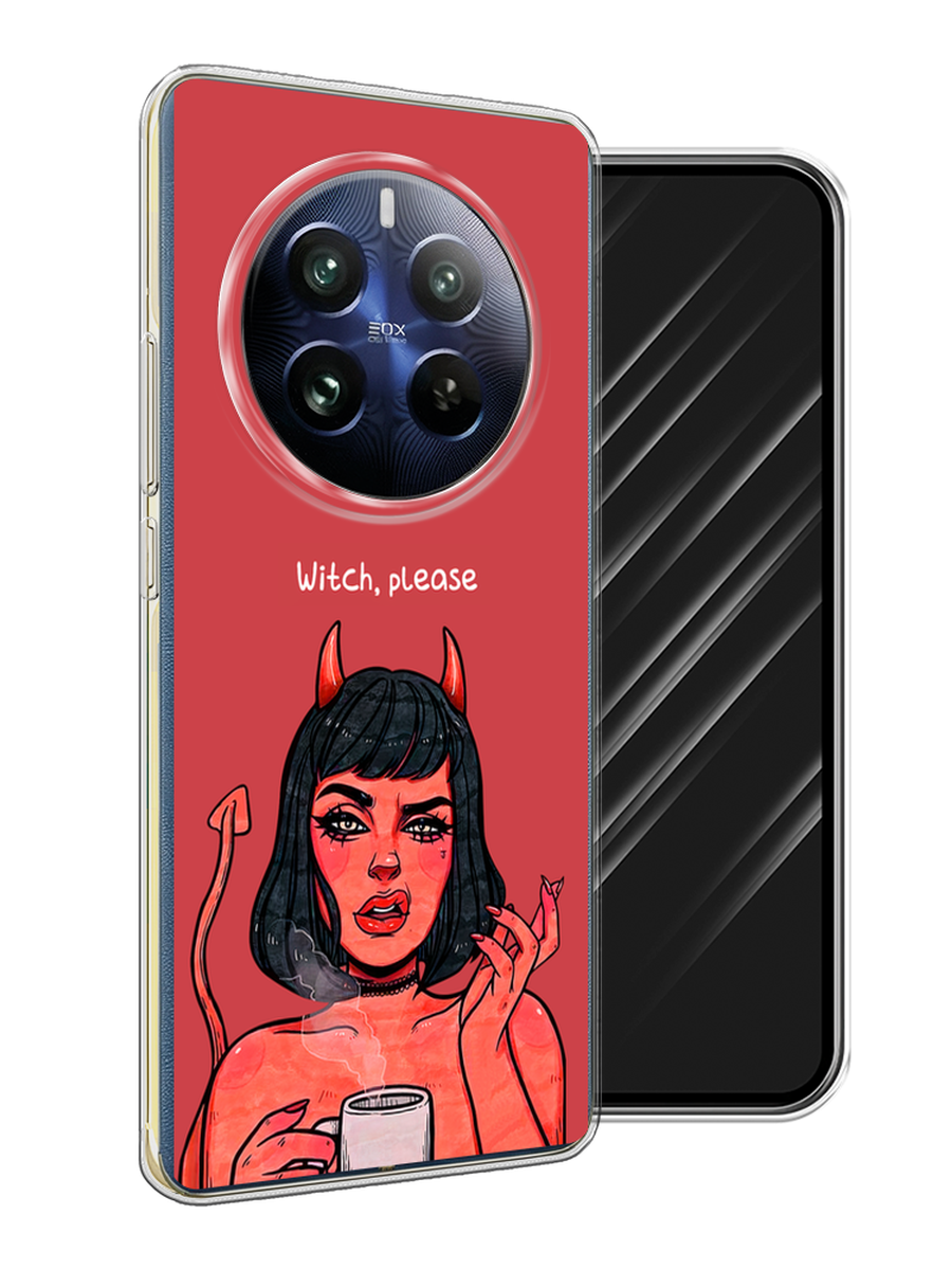 

Чехол Awog на Realme 12 Pro "Evil Girl", Бордовый;черный, 2516150-1