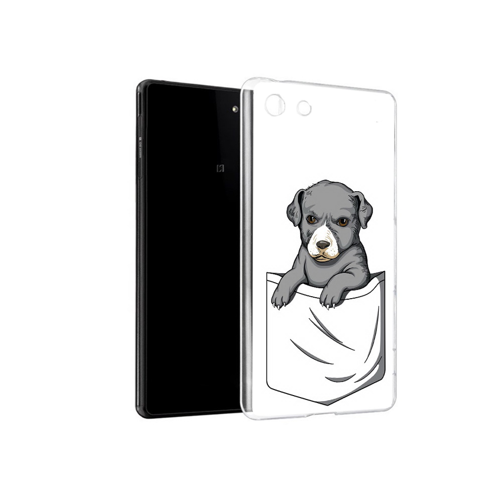 

Чехол MyPads Tocco для Sony Xperia M5 собачка в кармане (PT16167.241.611), Прозрачный, Tocco