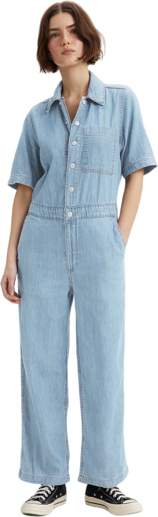 Комбинезон женский Levi's SS HERITAGE JUMPSUIT LIGHT INDIGO - FLAT FINISH голубой XS