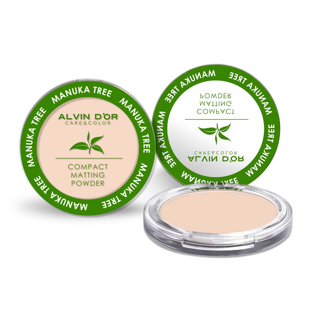 Пудра компактная Alvin D`or Manuka Tree 10г 01 тон пудра компактная alvin d or a la french тон 00