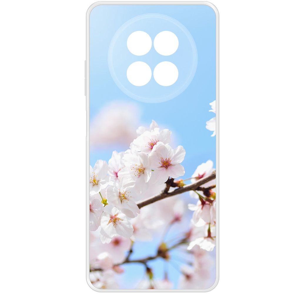 

Чехол-накладка Krutoff Clear Case Цветение для Realme 13+ 5G, Прозрачный