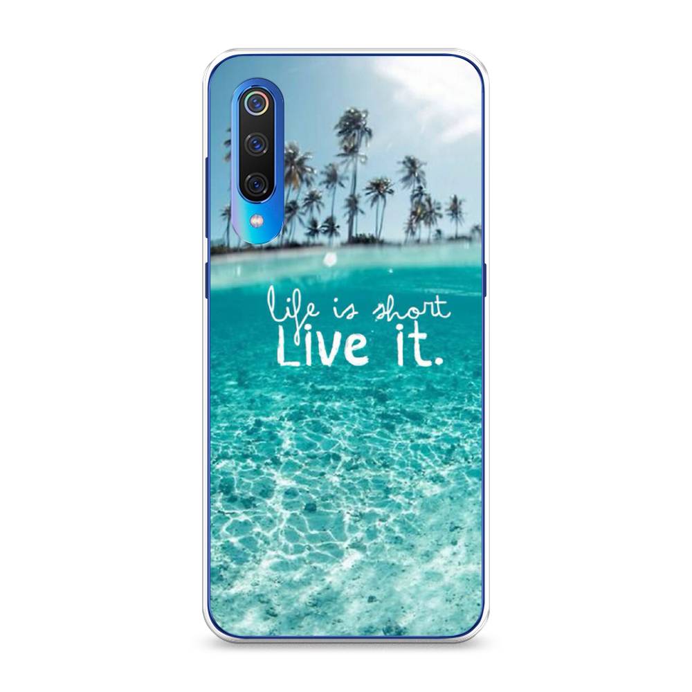 

Чехол Awog на Xiaomi Mi 9 "Live it", Разноцветный, 34850-7