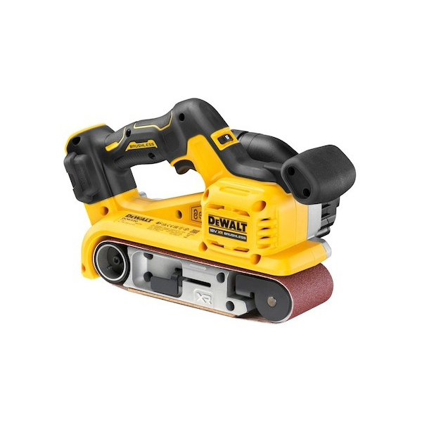 Аккумуляторная ленточная шлифмашина DeWALT DCW220N-QW (18В без акб и ЗУ, с кейсом)