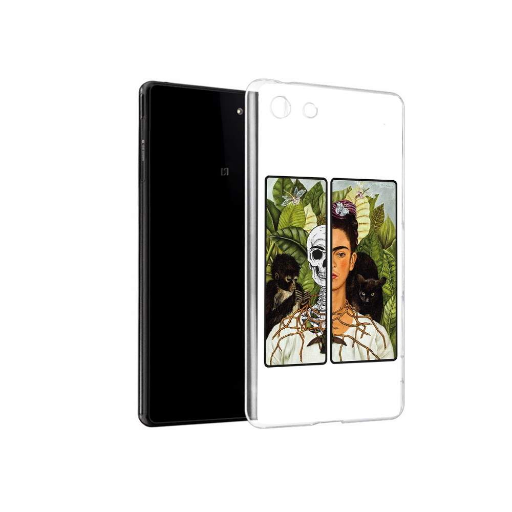 

Чехол MyPads Tocco для Sony Xperia M5 сдвоенная картинка девушка скелет (PT16167.241.595), Прозрачный, Tocco