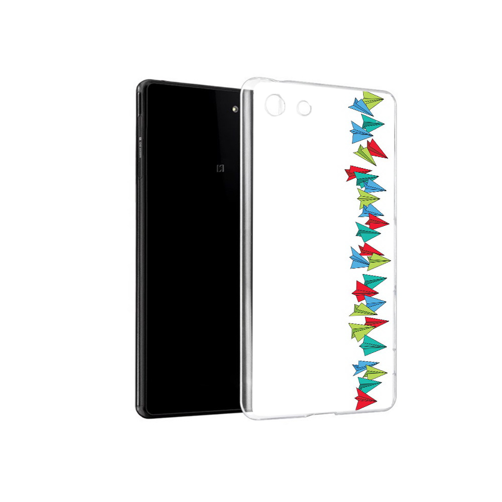 

Чехол MyPads Tocco для Sony Xperia M5 самолетики из листочков (PT16167.241.593), Прозрачный, Tocco
