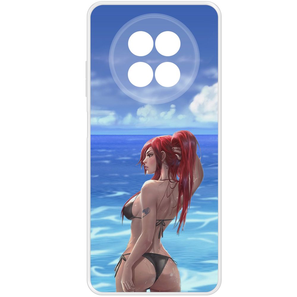 

Чехол-накладка Krutoff Clear Case Купальник женский для Realme 13+ 5G, Прозрачный