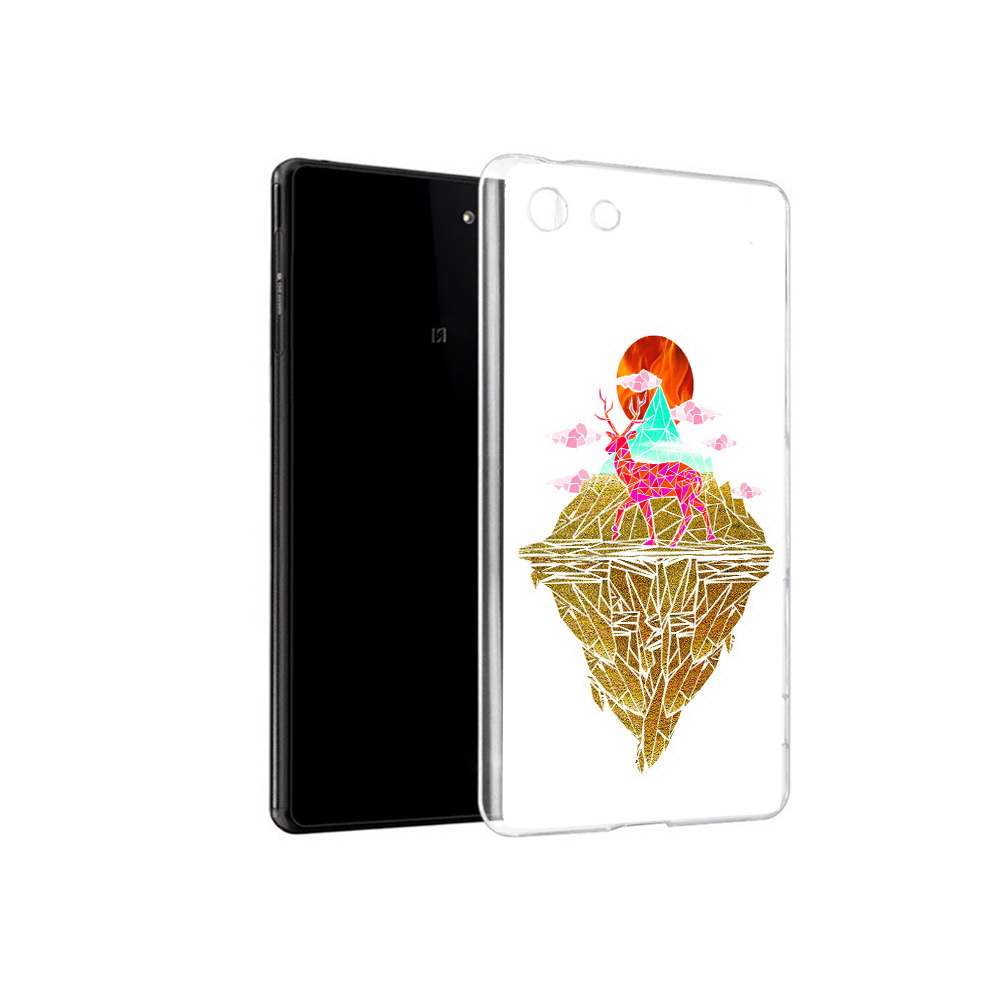 

Чехол MyPads Tocco для Sony Xperia M5 розовый олень абстракция (PT16167.241.586), Прозрачный, Tocco
