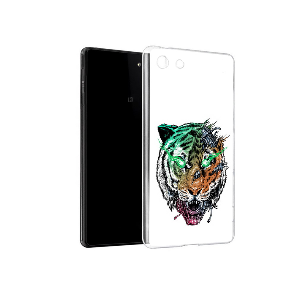 

Чехол MyPads Tocco для Sony Xperia M5 робо-тигр (PT16167.241.584), Прозрачный, Tocco