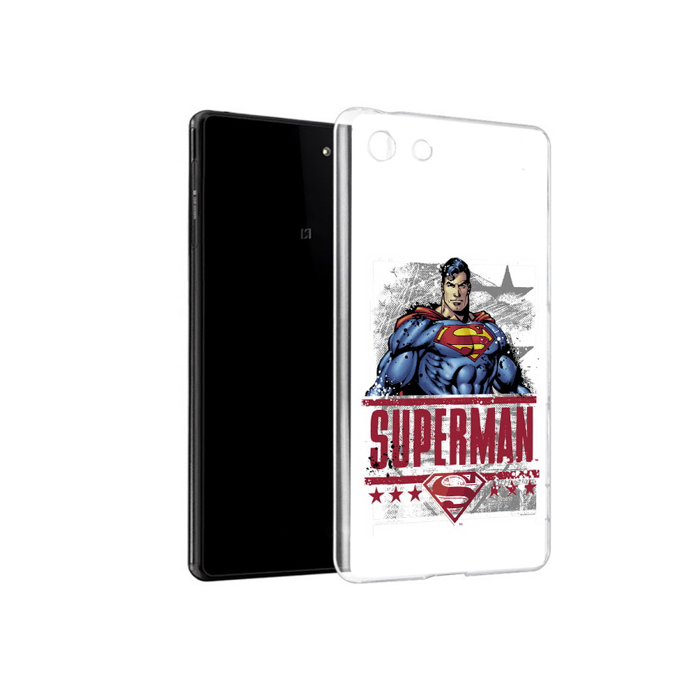 

Чехол MyPads Tocco для Sony Xperia M5 рисунок супермен (PT16167.241.583), Прозрачный, Tocco