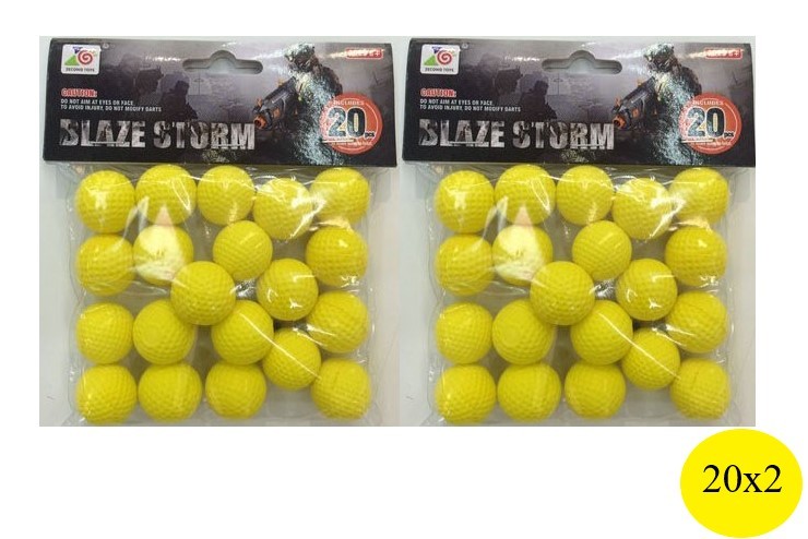 фото Мягкие пули для бластера blaze storm 40 штук zecong toys подходят для нерф zc05-40