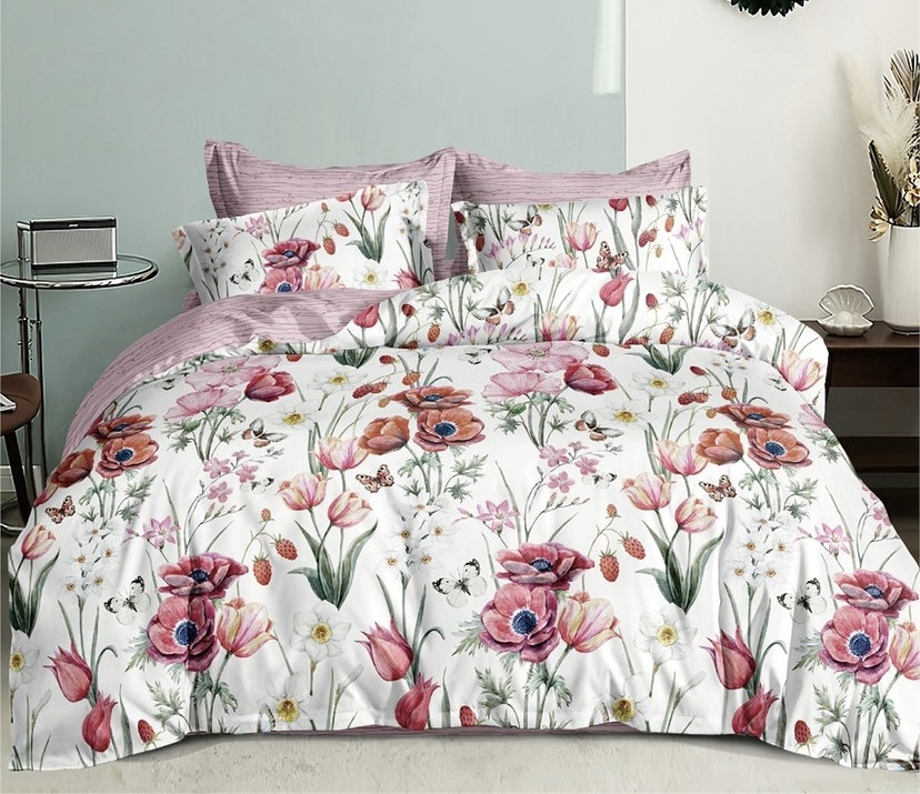 

Постельное белье 2х сп Sleeping Place поплин простынь евро на резинке хлопок 100%