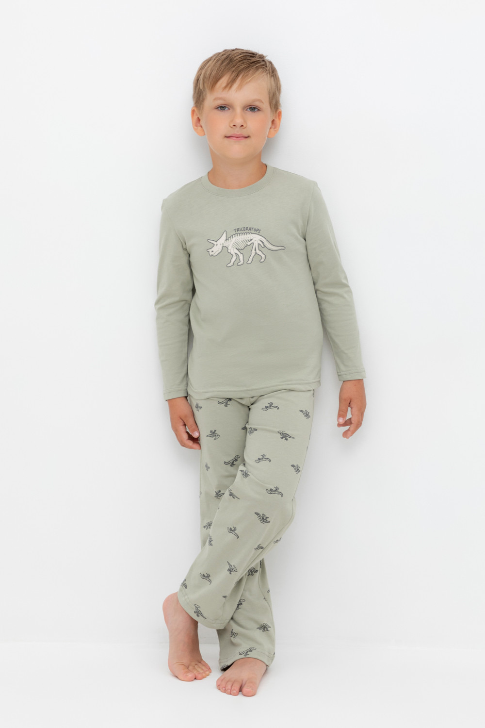 

Пижама детская CROCKID МК 1512, хаки, 104, 1 шт, МК 1512, М 3702
