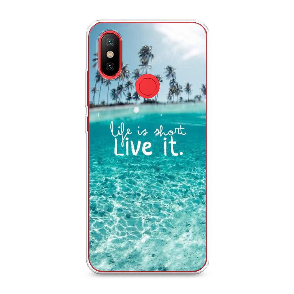 

Чехол Awog на Xiaomi Mi 6X/A2 "Live it", Разноцветный, 33250-7