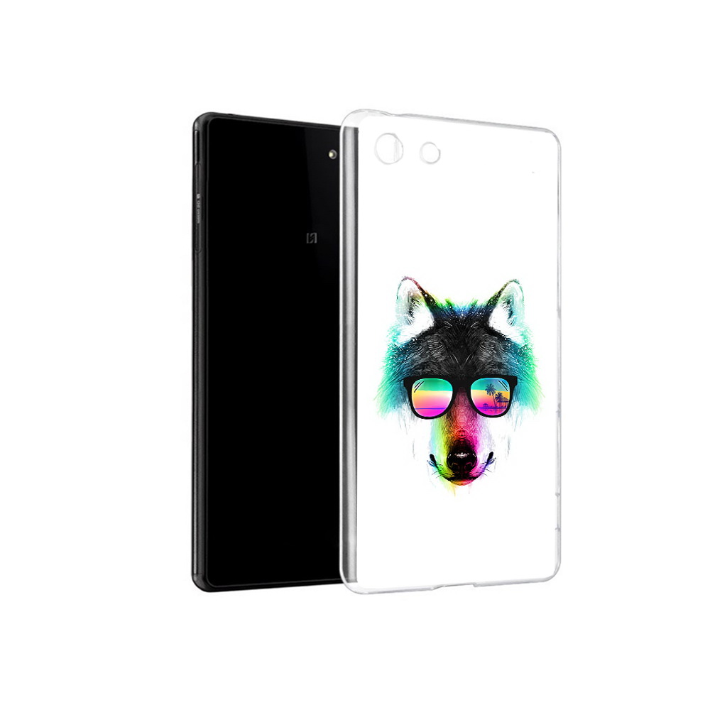 

Чехол MyPads Tocco для Sony Xperia M5 радужный волк (PT16167.241.567), Прозрачный, Tocco