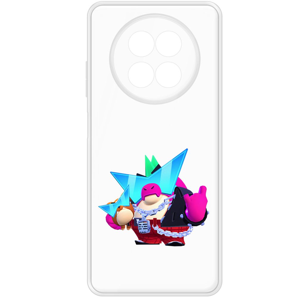 

Чехол-накладка Krutoff Clear Case Brawl Stars-Плохиш Базз для Realme 13 5G, Прозрачный