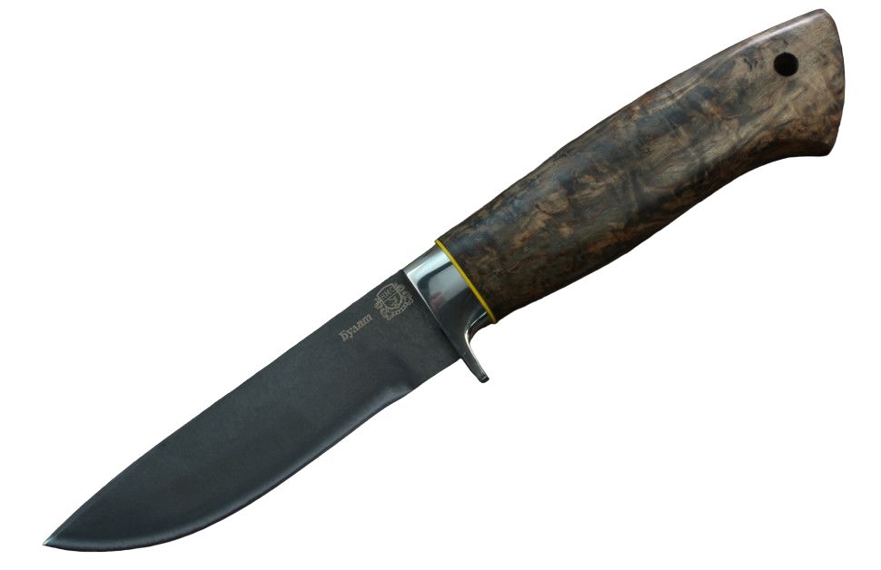 Сковородихин нож Крот (стабилизированная древесина, булат)