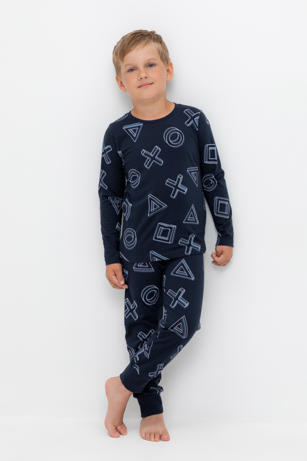 

Пижама детская CROCKID К 1512, темно-синий, 98, 1 шт, К 1512