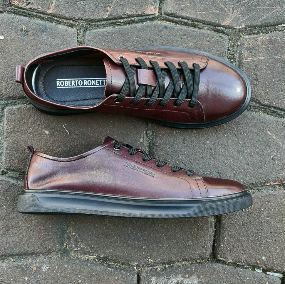 

Кеды мужские Roberto Ronetti 158-1122-137-1 коричневые 43 RU, Коричневый, 158-1122-137-1