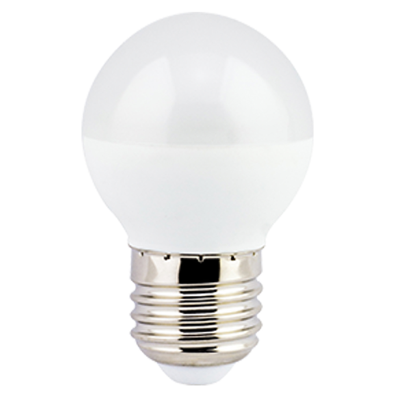 фото Лампа светодиодная ecola globe led 8,0w g45 220v e27 2700k шар (композит) 78x45, k7gw80elc