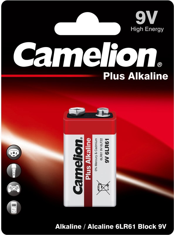 Батарейка Krona 6Lr61 9V Блистер 1Шт. Alkaline Max Camelion Camelion арт. 6LR61-BP1