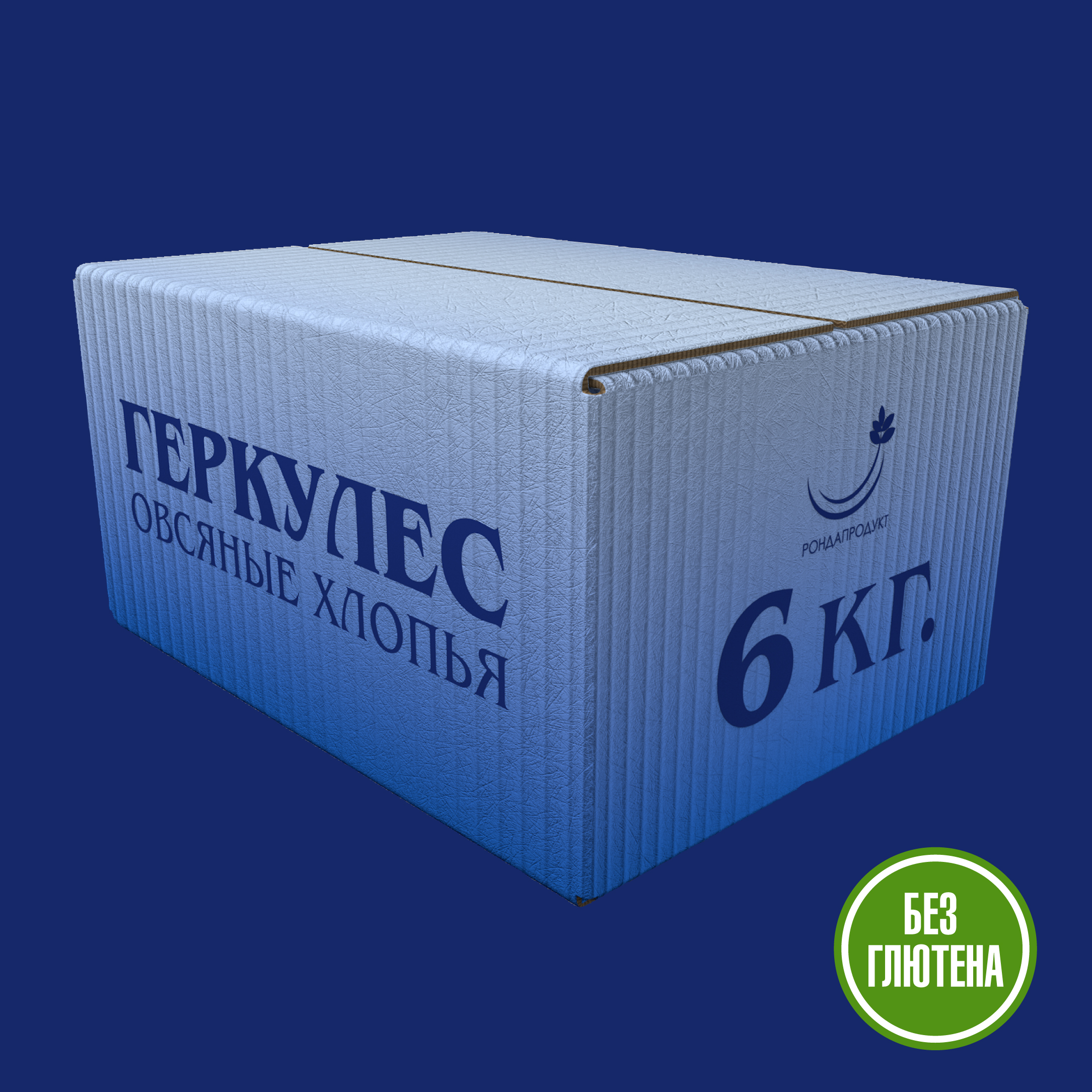 Хлопья Рондапродукт овсяные Геркулес, 6 кг