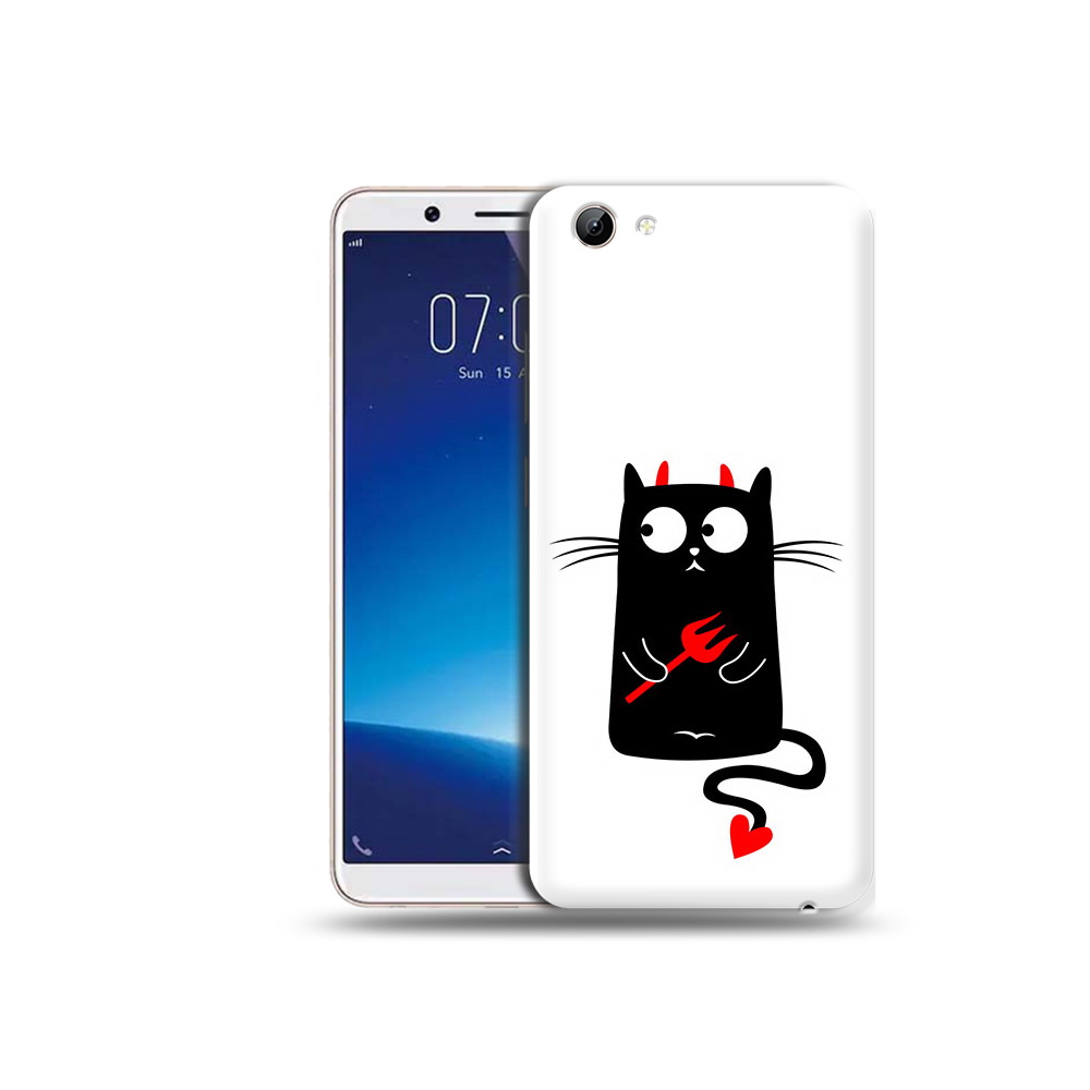

Чехол MyPads Tocco для Vivo Y71 Кот демон (PT111858.440.97), Прозрачный, Tocco