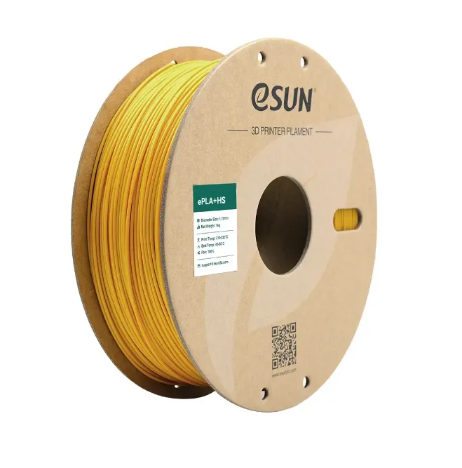 

Катушка пластика ESUN ePLA+HS, 1.75 mm, yellow, 1 kg, EPLA+HSP175Y1
