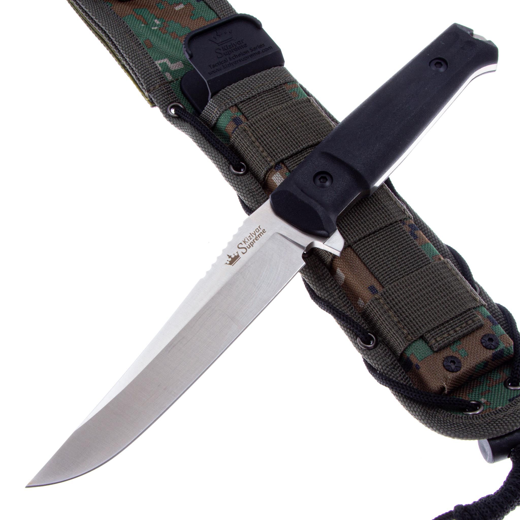 

Нож Kizlyar Supreme Croc, сталь D2, сатин, Черный, Croc