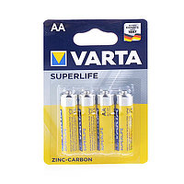 

Батарейка VARTA SUPERLIFE, 1.5 В, AA (R6) 4 штуки в блистере