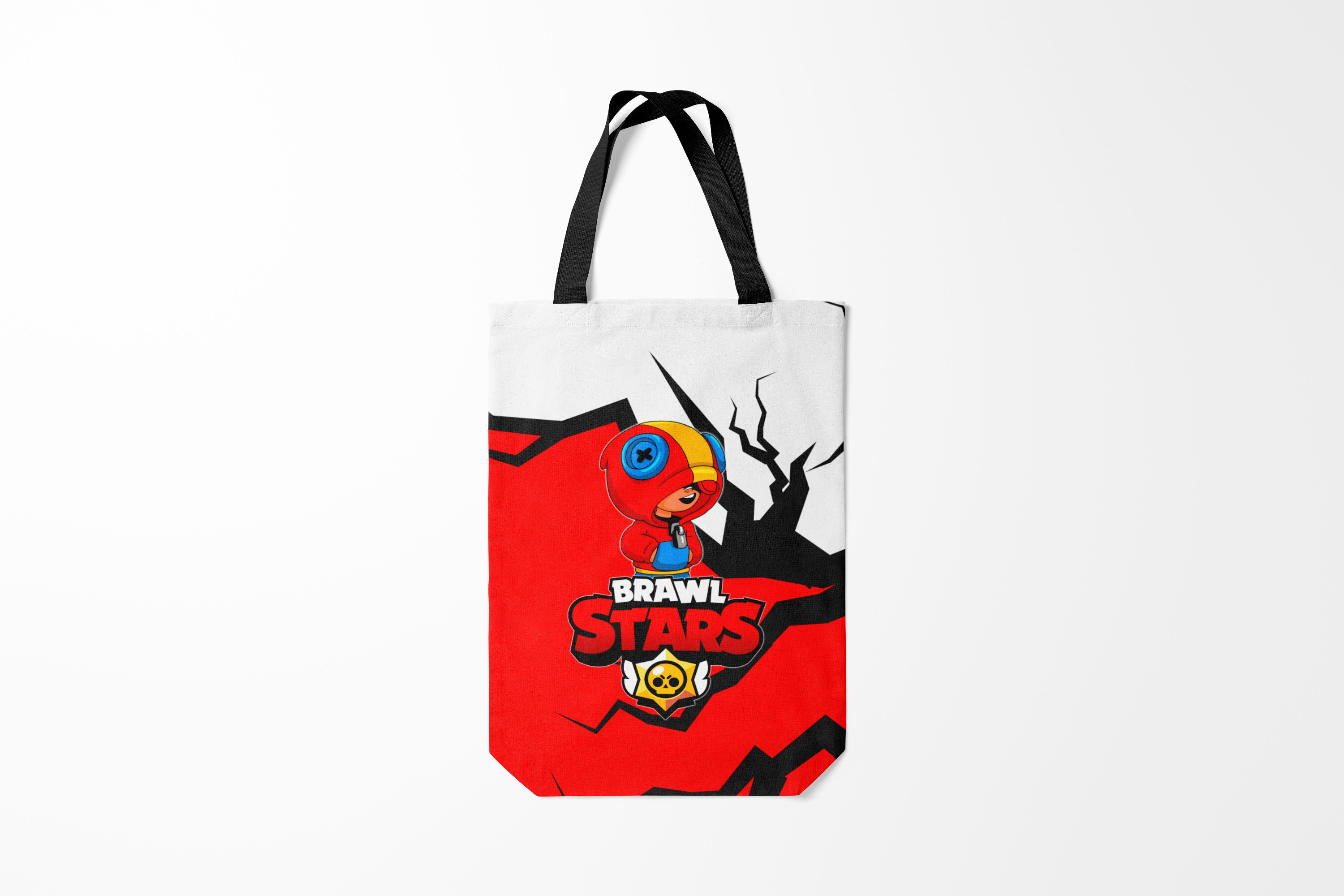 

Сумка шoппер унисекс Burnettie Brawl Stars Leon, синий; голубой, Разноцветный, Brawl Stars Leon
