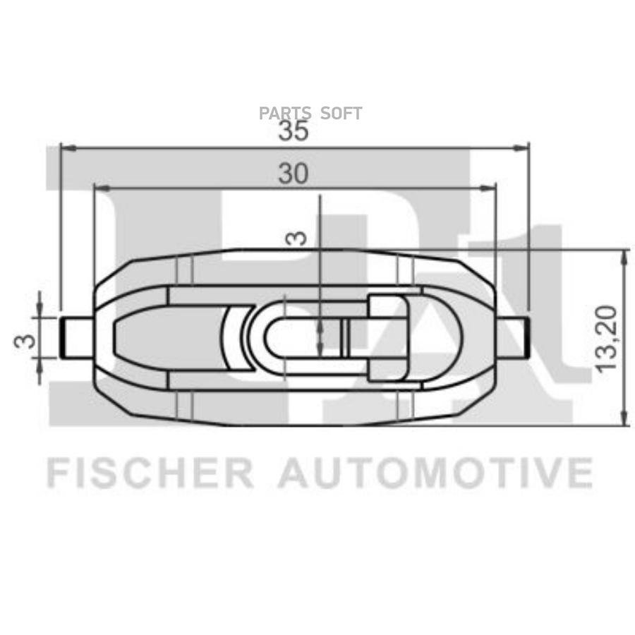 Зажим декоративная дверная планка белый AUDI SEAT SKODA VW 1шт 1621₽