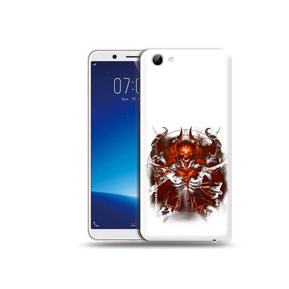 

Чехол MyPads Tocco для Vivo Y71 яркий демон (PT111858.440.708), Прозрачный, Tocco