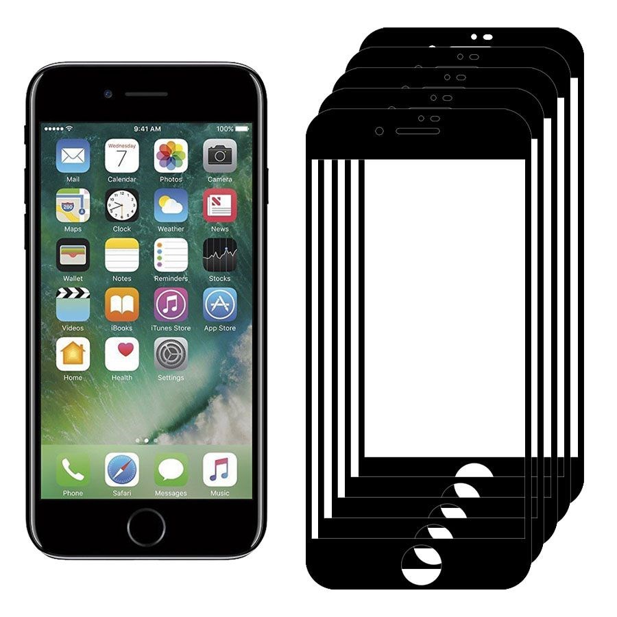 

Комплект из 5ти стекол Full Glue Premium Krutoff для iPhone 7/8 черное