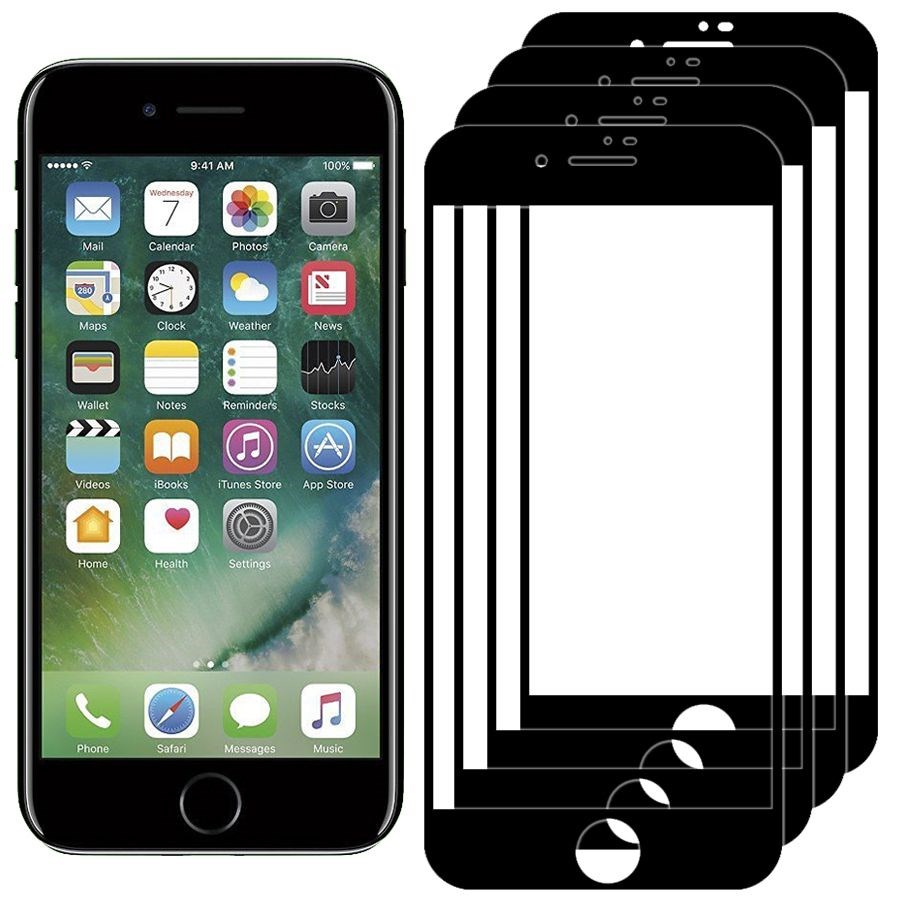 

Комплект из 4х стекол Full Glue Premium Krutoff для iPhone 7/8 черное