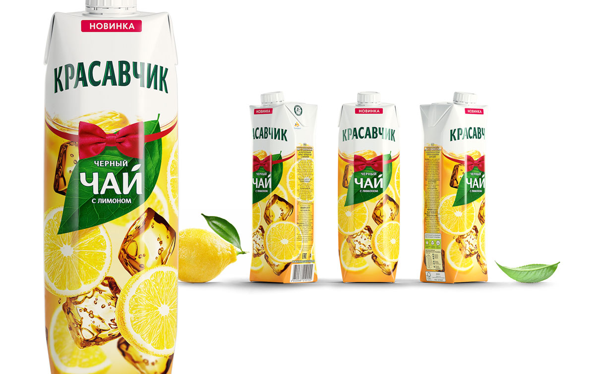 

Чай Красавчик черный с лимоном 950 мл