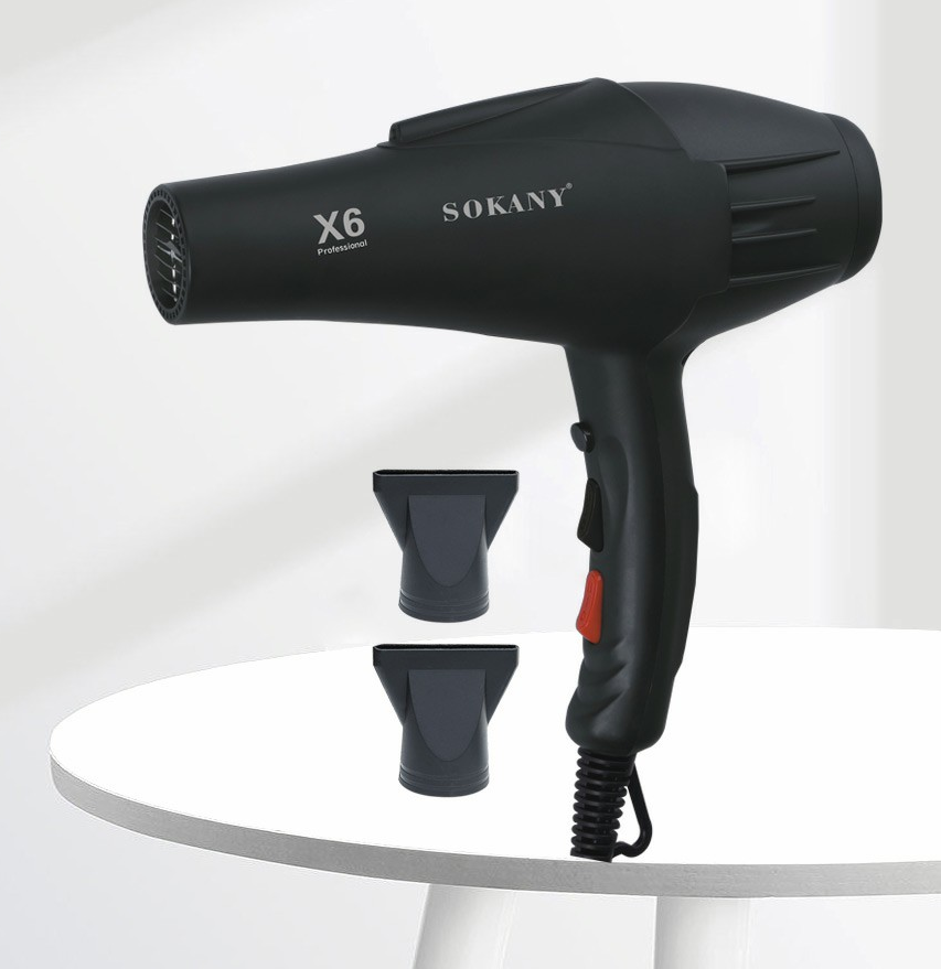 

Фен Sokany SK-X6 2200 Вт черный, SK-X6