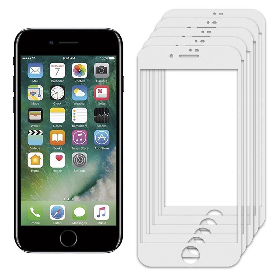 

Комплект из 5ти стекол Full Glue Premium Krutoff для iPhone 7/8 белое