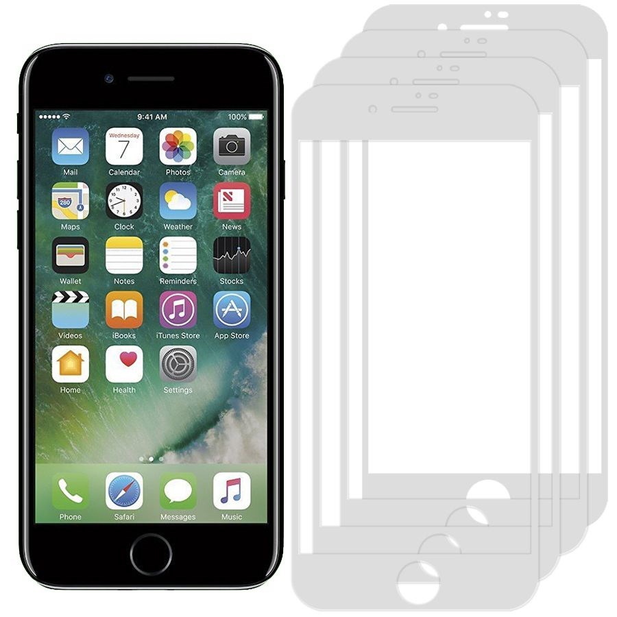 

Комплект из 4х стекол Full Glue Premium Krutoff для iPhone 7/8 белое
