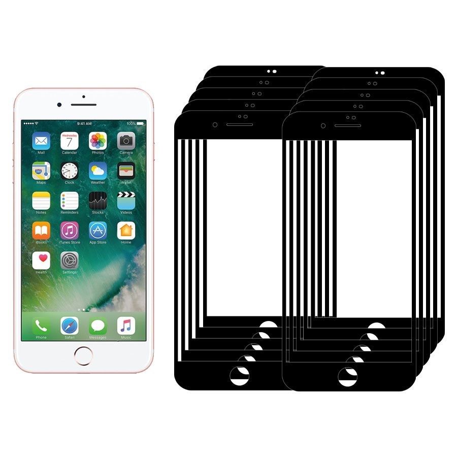 

Комплект из 10ти стекол Full Glue Premium Krutoff для iPhone 7 Plus/8 Plus черное