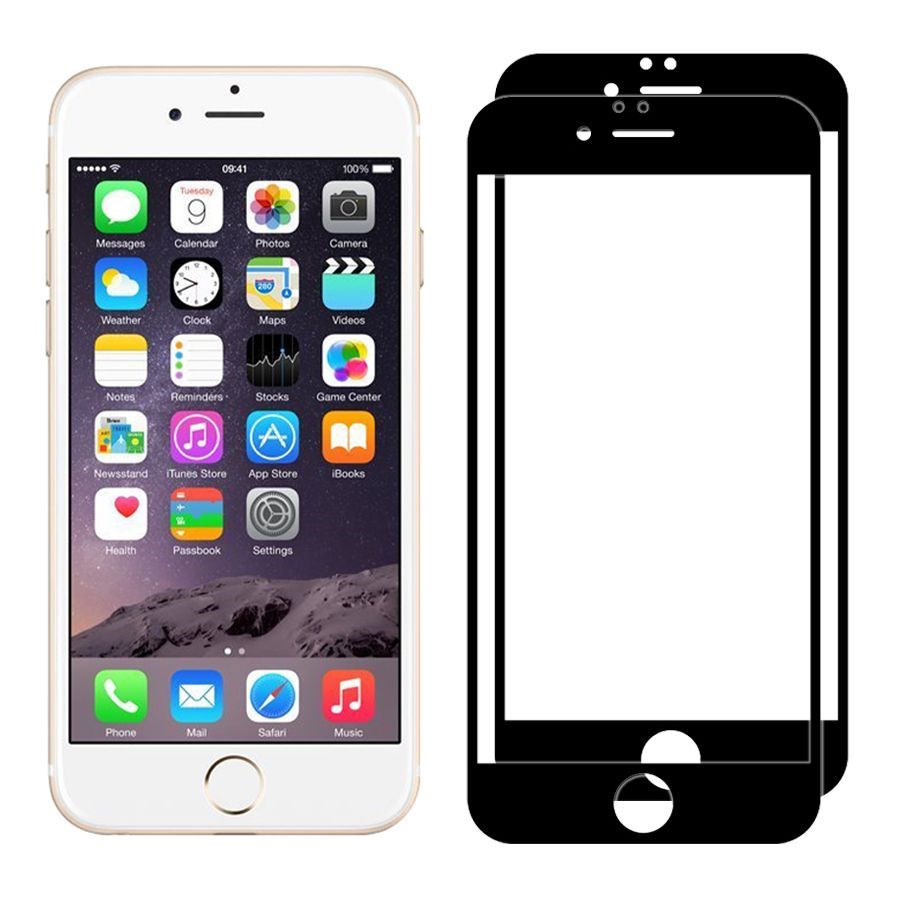 

Комплект из 2х стекол Full Glue Premium Krutoff для iPhone 6/6S черное