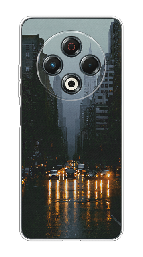 

Чехол на Tecno Spark 30 "Дождливый Нью Йорк", Черный;серый, 309150-1