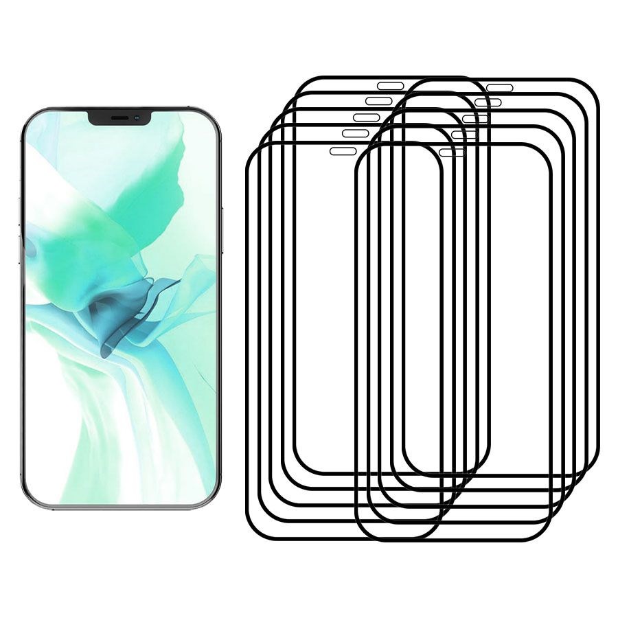 

Комплект из 10ти стекол Full Glue Premium Krutoff для iPhone 12/12 Pro (6.1") черное