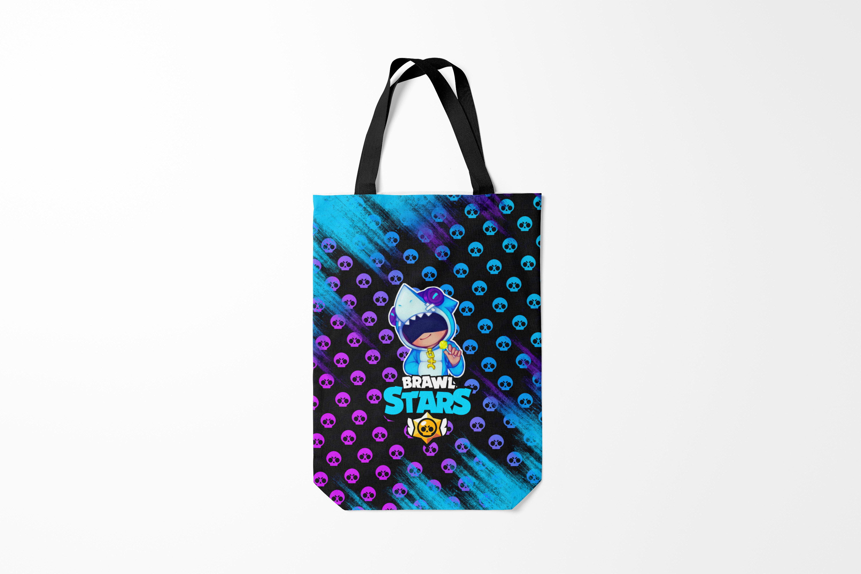 

Сумка шoппер унисекс Burnettie Brawl Stars LEON, разноцветный, Brawl Stars LEON