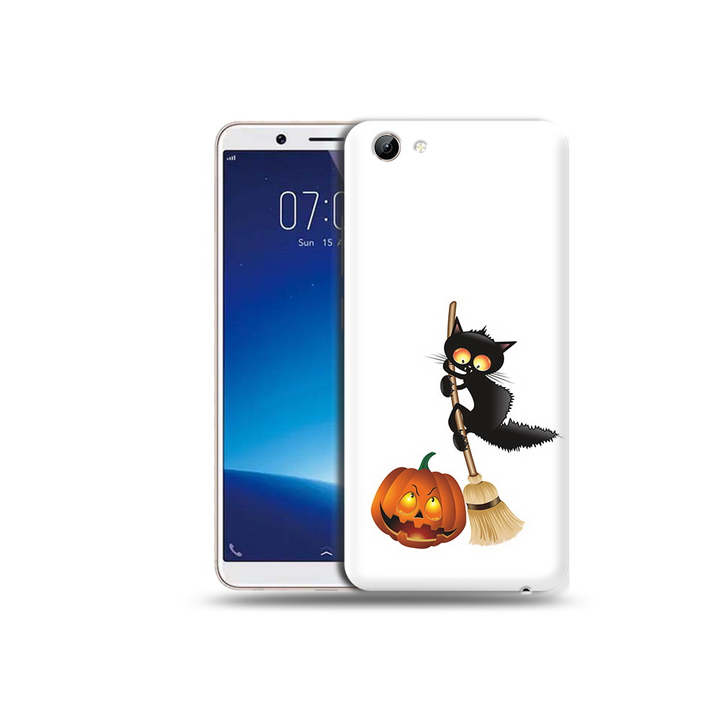 

Чехол MyPads Tocco для Vivo Y71 хэлуинский котик (PT111858.440.667), Прозрачный, Tocco