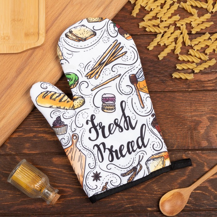 

Варежка Этель "Fresh bread" 26*16 см, 100% п/э, Tasty food