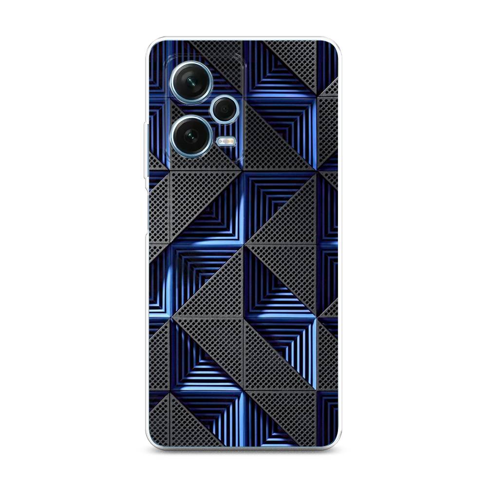 

Чехол на Xiaomi Redmi Note 12 Pro Plus "IBM", Серый;синий, 317150-1