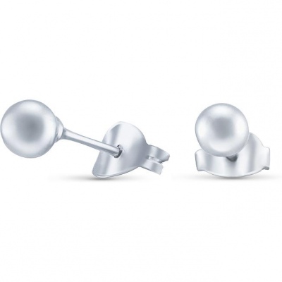 фото Серьги шарики из серебра silver wings 02119234320