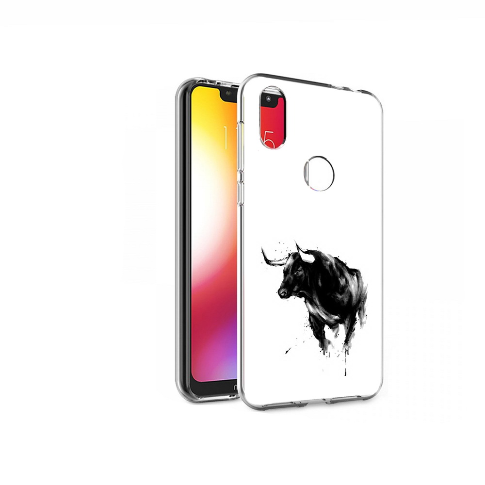

Чехол MyPads Tocco для Motorola One бык (PT126881.369.254), Прозрачный, Tocco