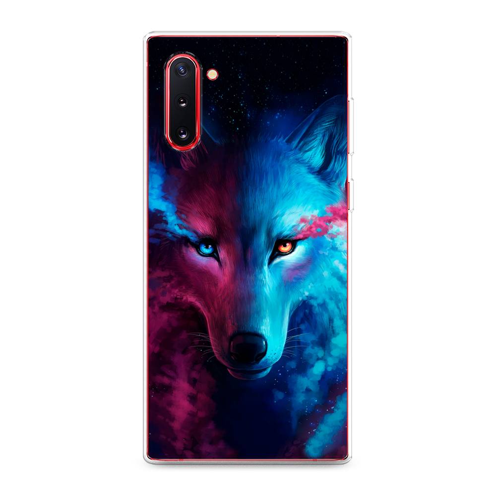 

Чехол Awog на Samsung Galaxy Note 10 "Волшебный волк", Разноцветный, 28650-1