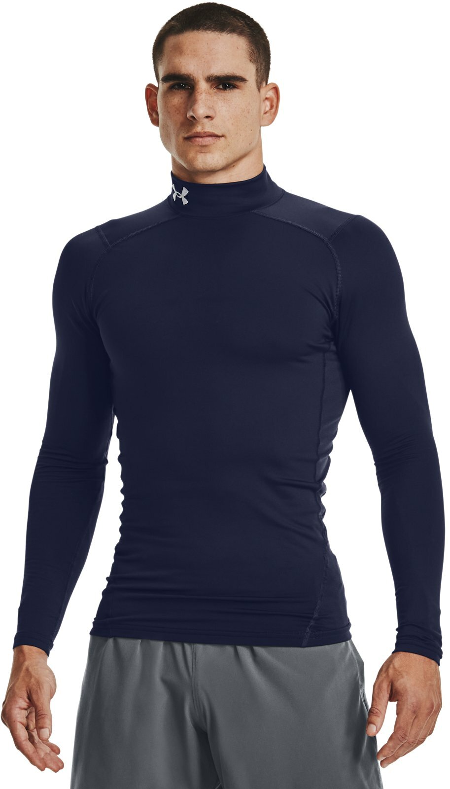 

Лонгслив мужской Under Armour Ua Cg Comp Mock синий XS, Ua Cg Comp Mock
